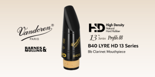 Vandoren Launch B40 Lyre HD 13 Series Profile 88 Mouthpiece for Bb Clarinet
